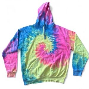 Anti Social Social Club Multicolor Tie-Dye Hoodie